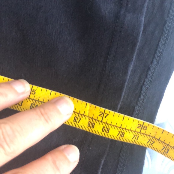 Talbots blue top with overlay design - Picture 7 of 7